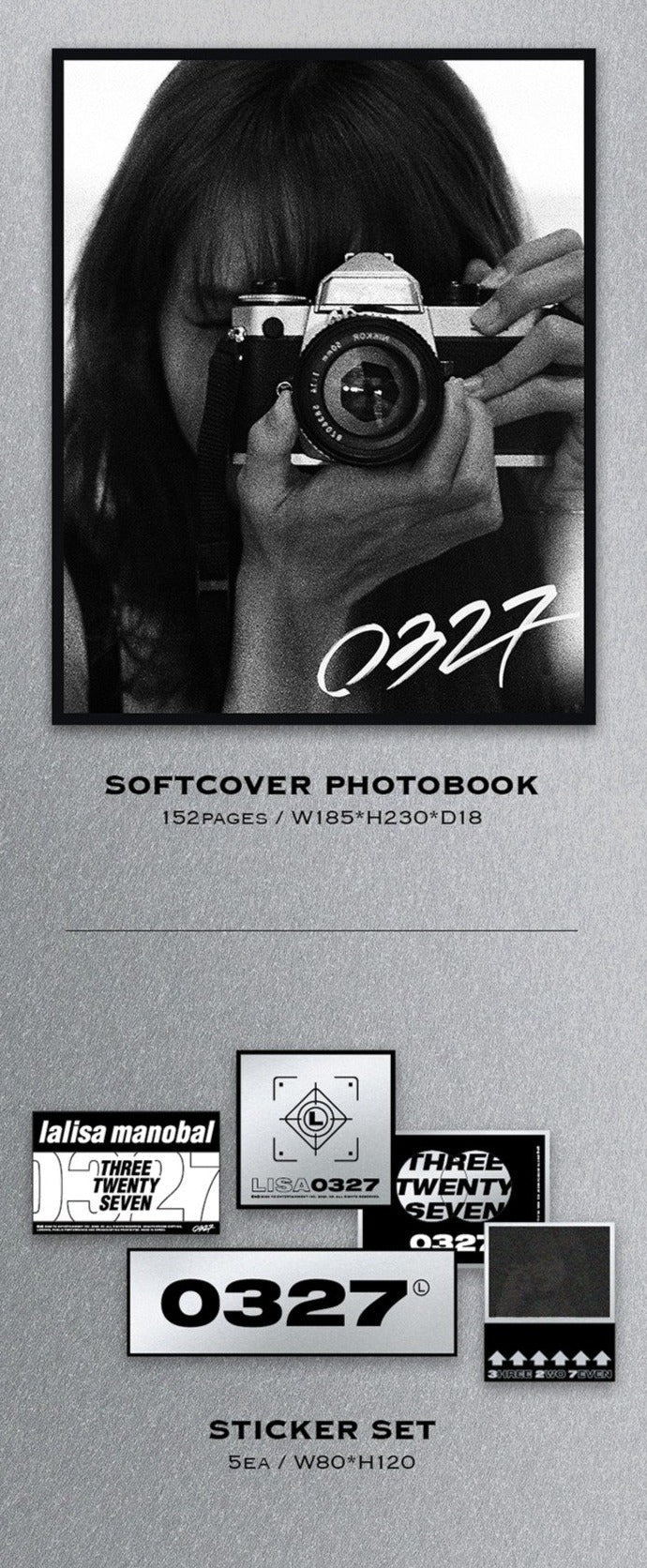Official BLACKPINK Lisa Photobook [0327] -Limited Edition