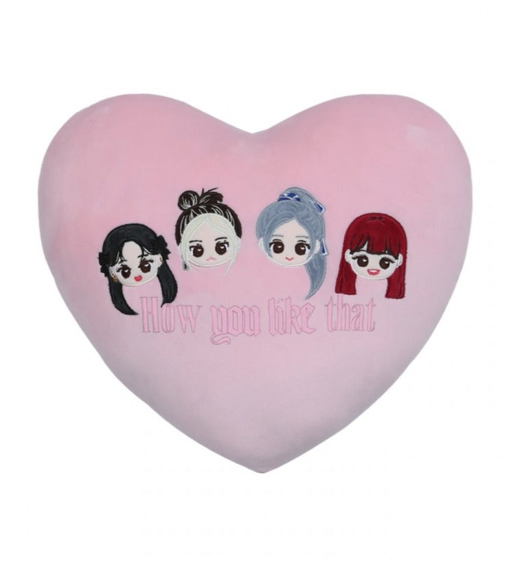 Official BLACKPINK [How You Like That[ 4th Anniversary MD - Heart Cushion