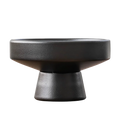 Retro Ceramic Vase Black Plant Vase FlowerPot Ornament Tabletop Plants Home Bonsai Decor Tabletop Floral Accessories