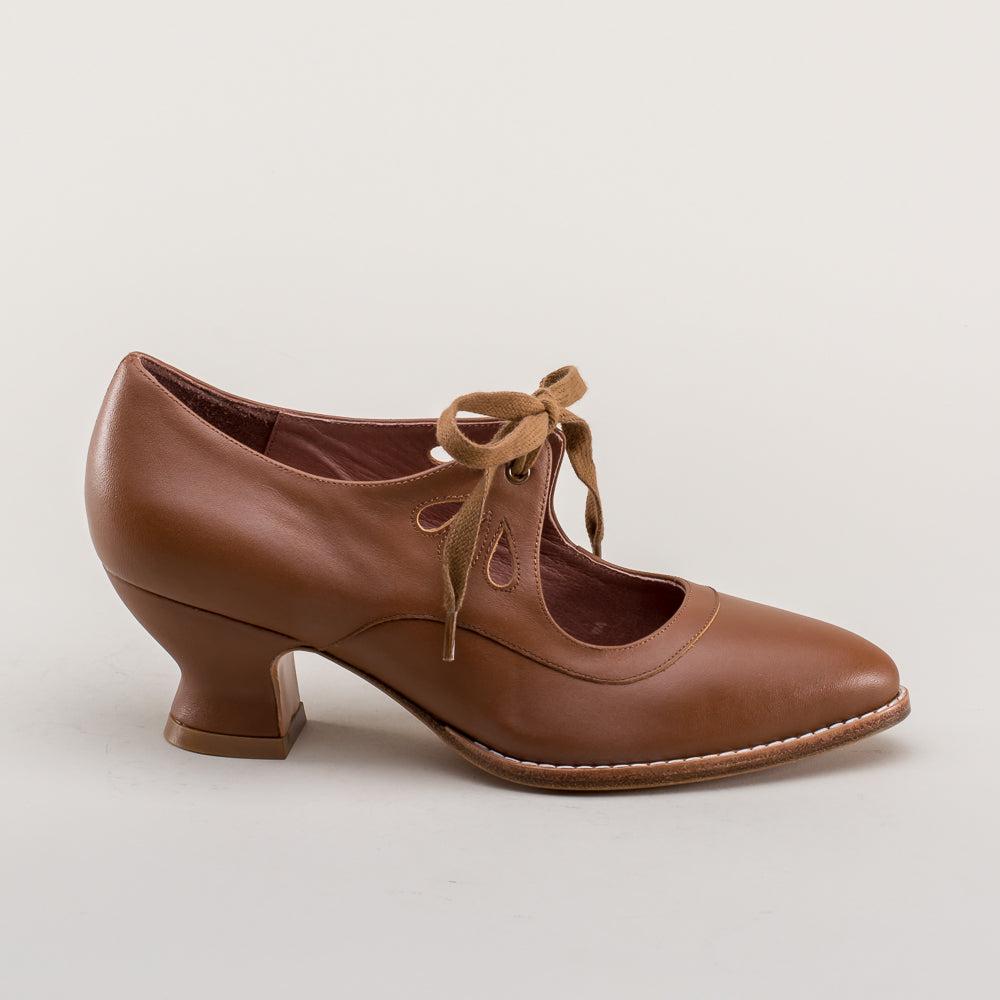 Gibson Edwardian Leather Shoes (Tan)